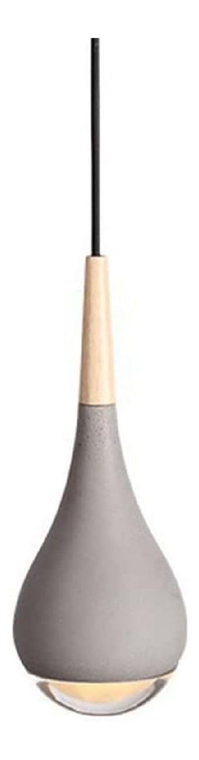 Lampada da tavolo regolabile LED integrato grigio