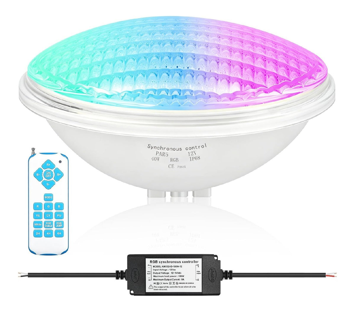 Con telecomando lampada da esterno LED integrato nero