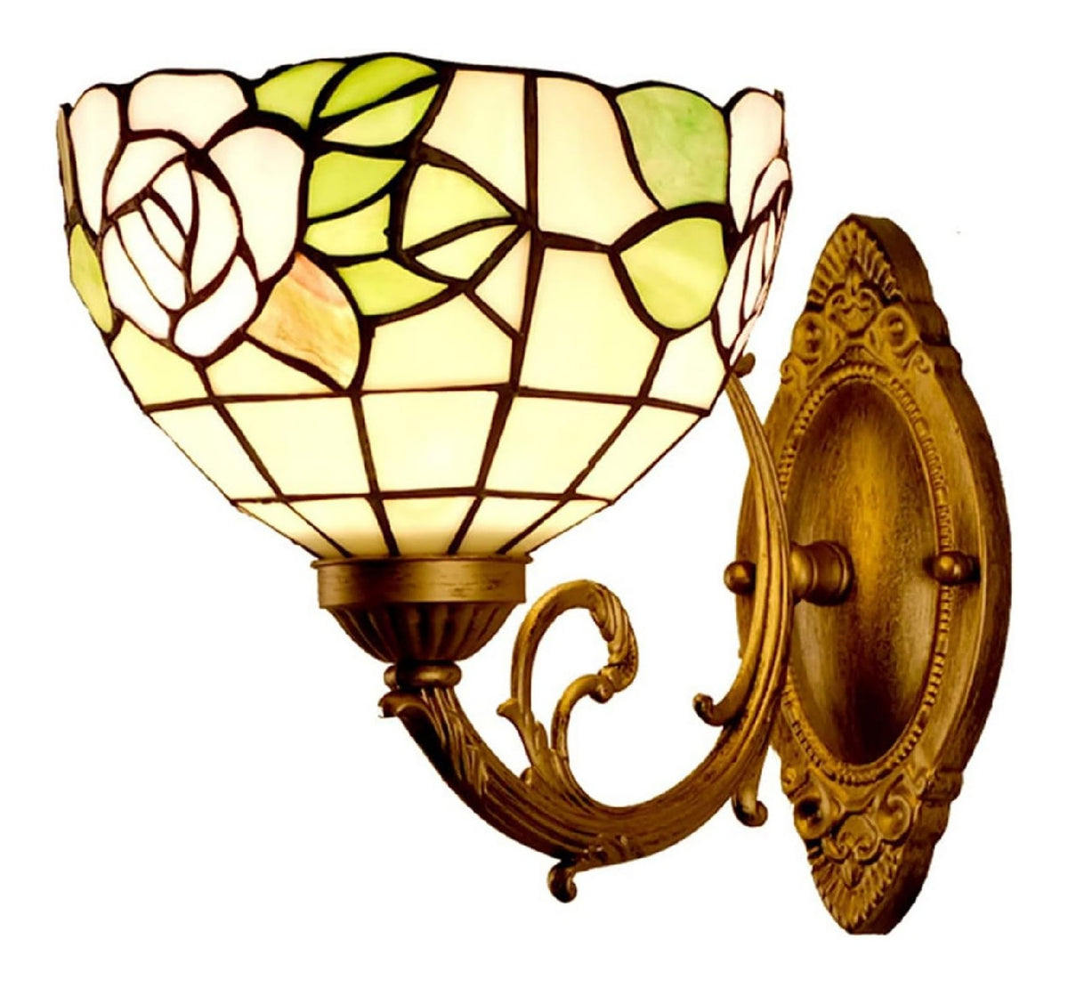 Applique da parete con diffusore in vetro LED integrato rosa