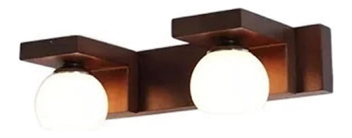 Applique da parete 9 cm con diffusore in vetro nero