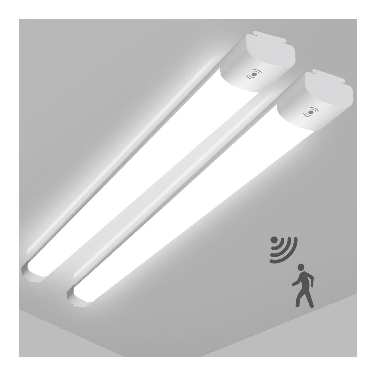 Plafoniera da soffitto con sensore LED integrato oro