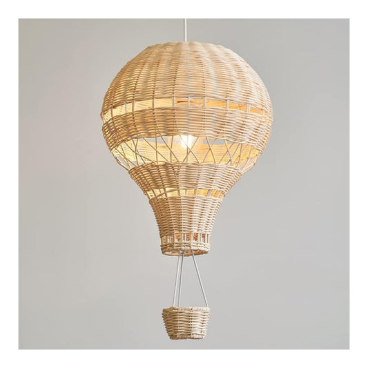 Lampadario decorativo Lampadario Legno Boho cameretta Bambini, oro