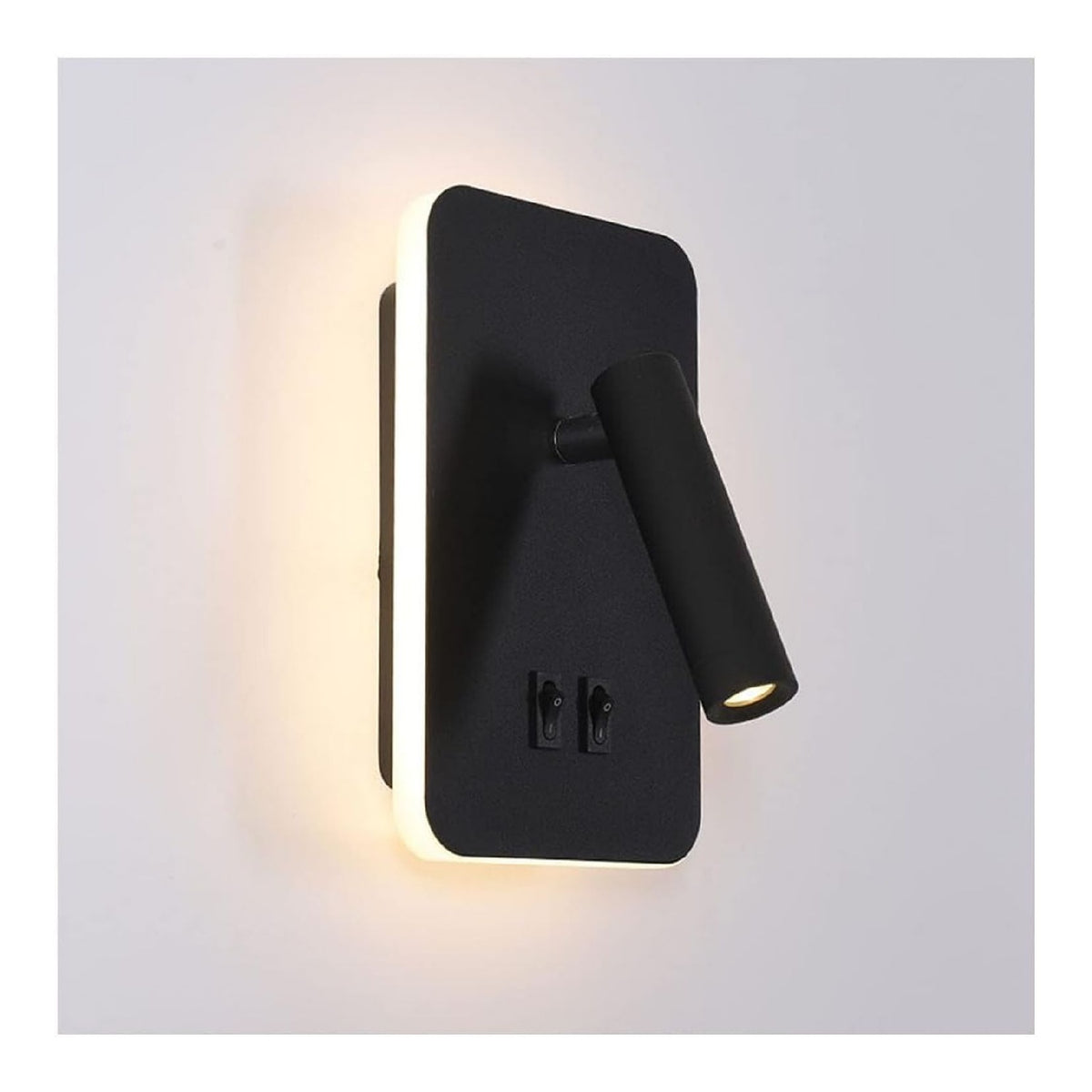 Applique da parete Lampada Comodino Interni retroilluminazione Camera bianco