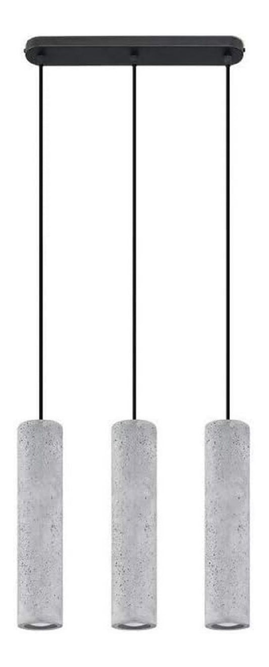 Plafoniera da soffitto stile industriale linea minimalista nero