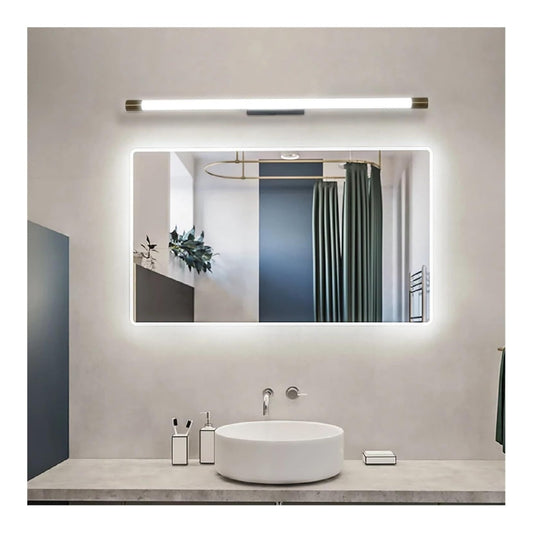 Applique da parete LED integrato nero Lampada parete lunga nordica