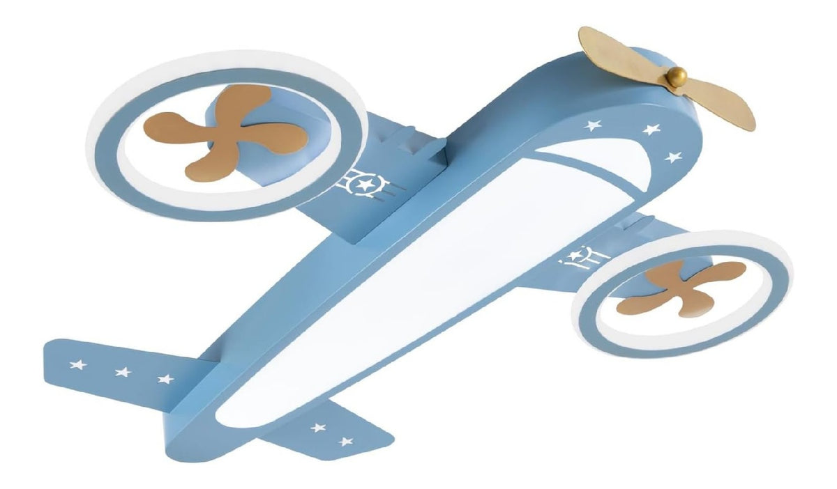Plafoniera da soffitto regolabile con telecomando blu