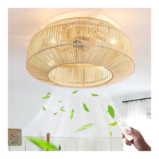 Ventilatore da soffitto con luce Ventilatore soffitto Silenzioso Luce nero