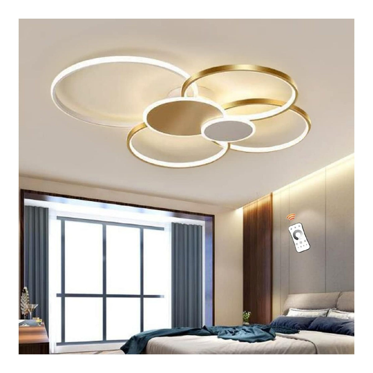 Paralume dimmerabile regolabile nero Plafoniera Lampada Soffitto Moderna