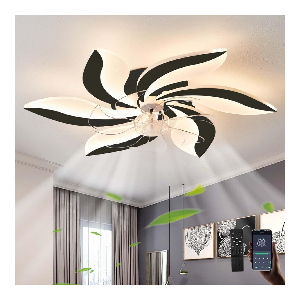 Plafoniera da soffitto dimmerabile regolabile nero 17 cm