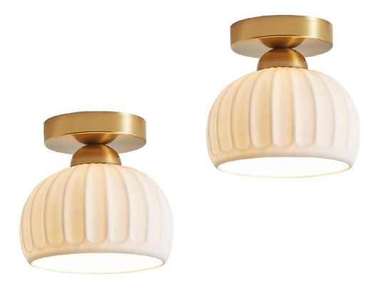 Luce da soffitto regolabile stile vintage oro
