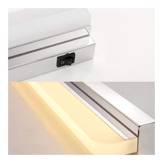 Home Bagno Specchi Fari Ambient regolabile LED integrato nero