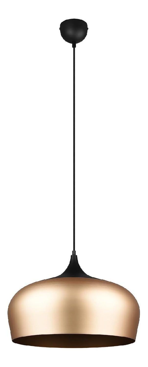 Lampada a sospensione regolabile in alluminio ottone