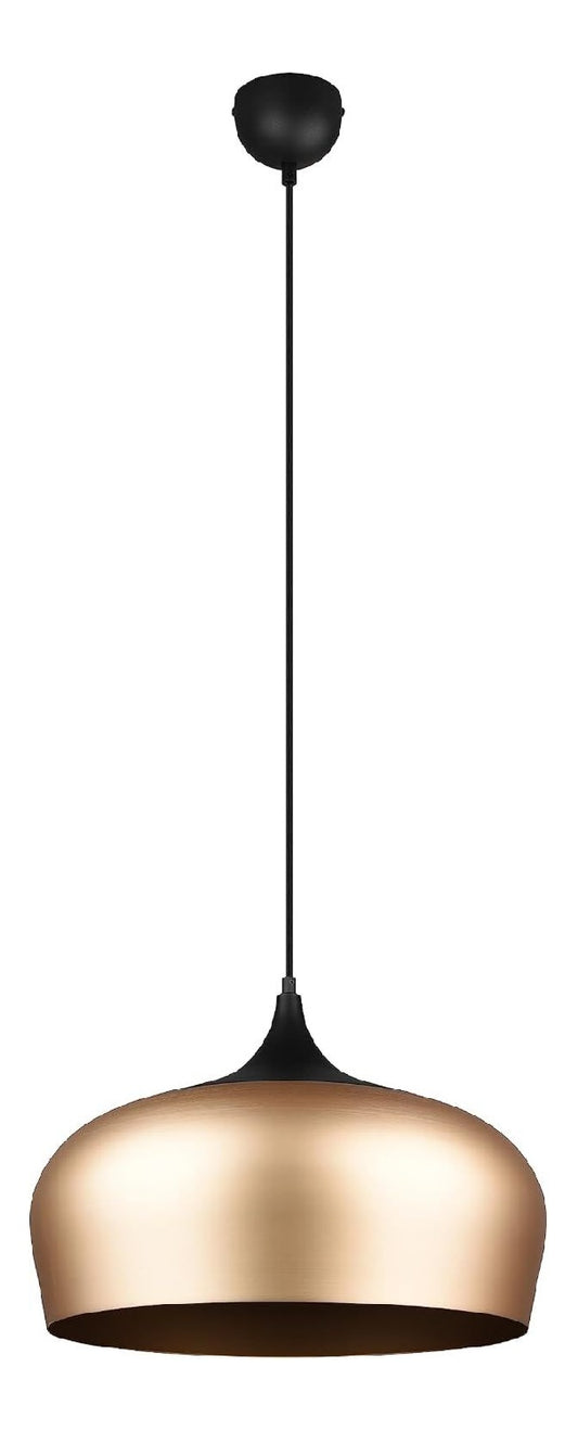 Lampada a sospensione regolabile in alluminio ottone