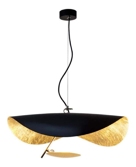 Plafoniera da soffitto regolabile struttura in metallo nero in alluminio