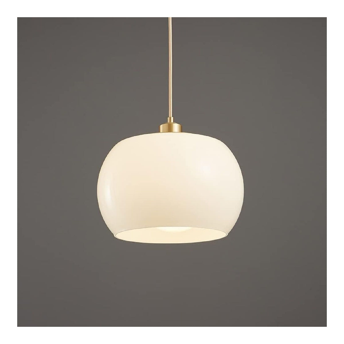 Lampadario decorativo finitura ottone LED integrato oro