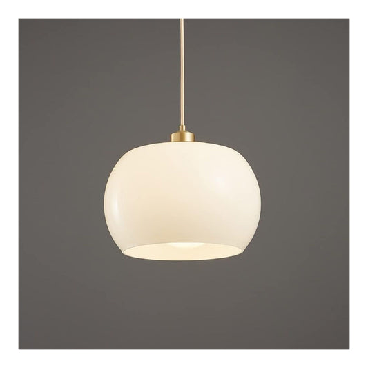 Lampadario decorativo finitura ottone LED integrato oro
