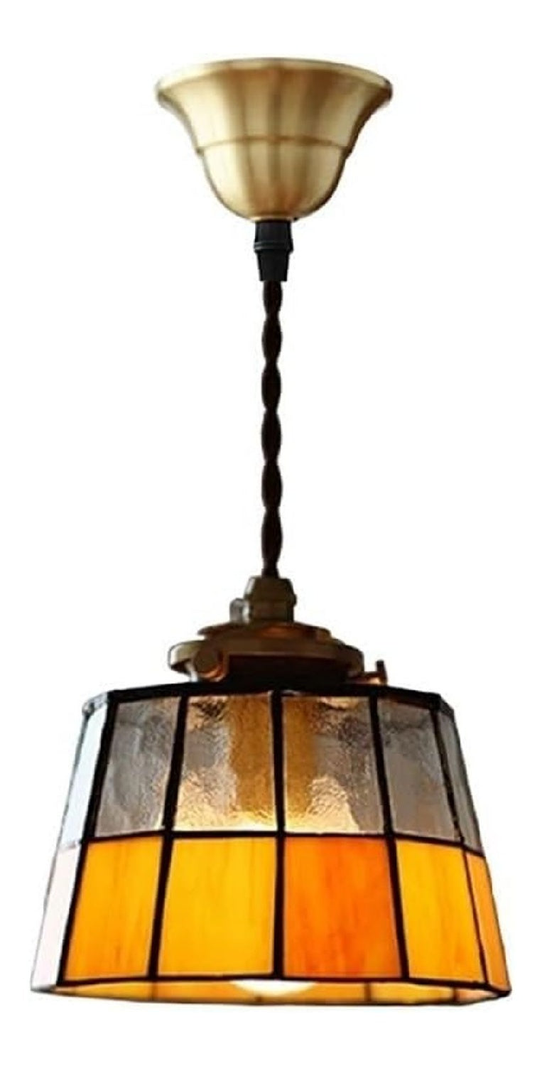 Lampadario a soffitto Jadssox Lampada sospensione vetro colorato