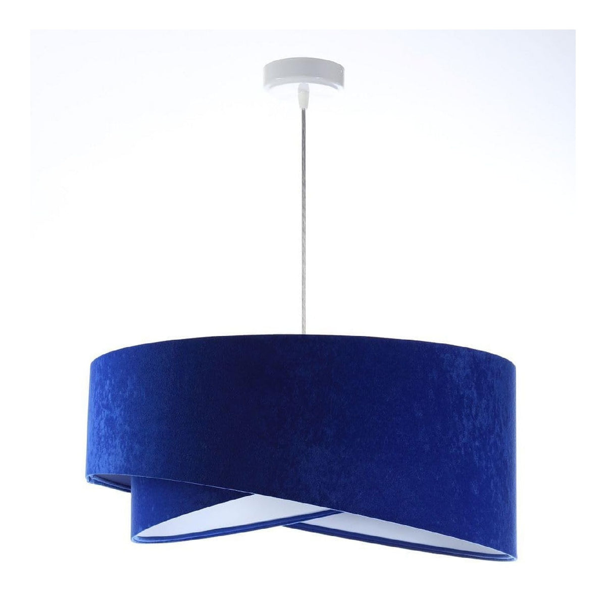 Led integrato lampadario decorativo regolabile bianco
