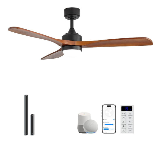 Ventilatore da soffitto con luce dimmerabile regolabile bianco regolabile