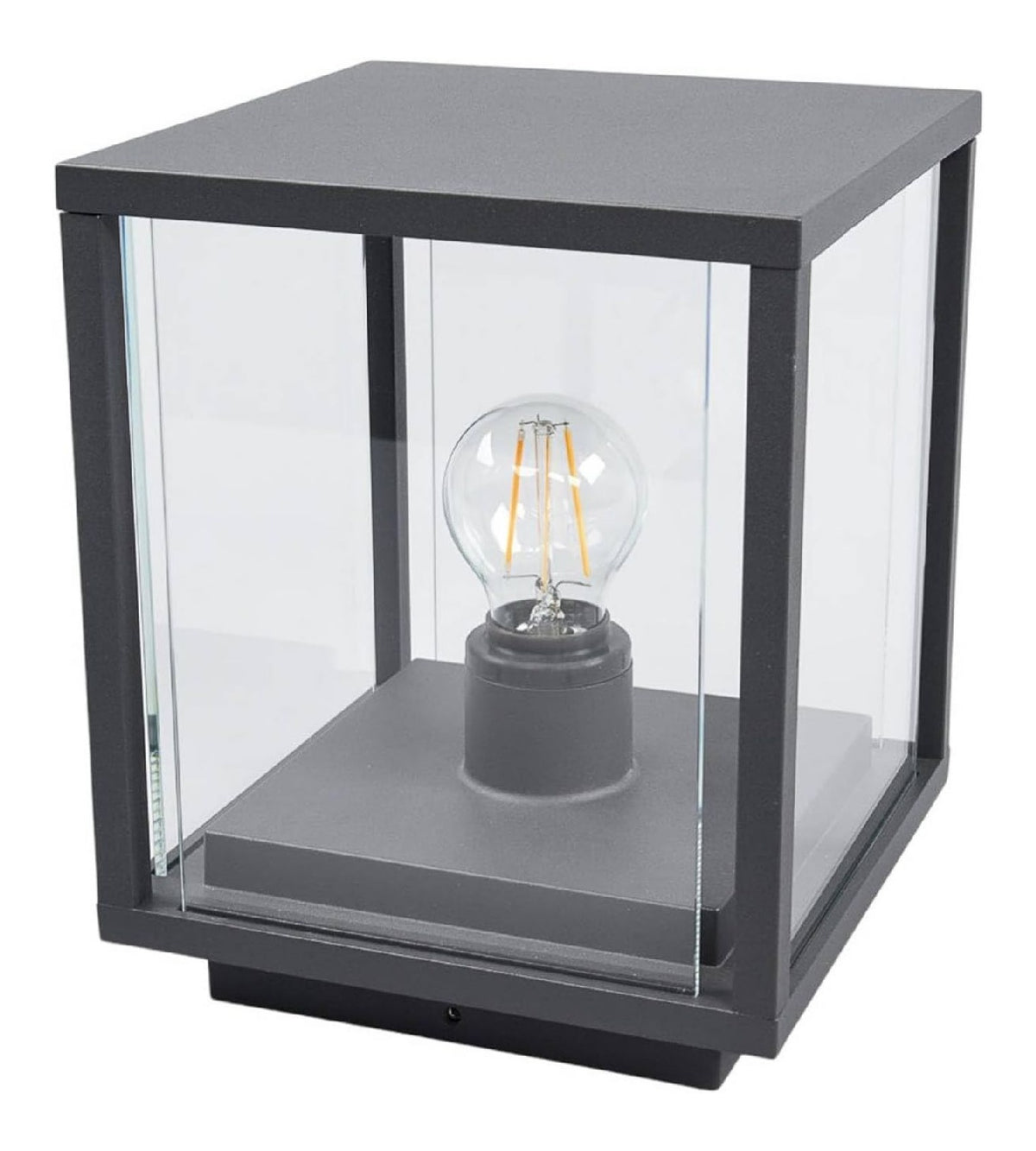 Illuminazione per esterni LED integrato 20 cm nero
