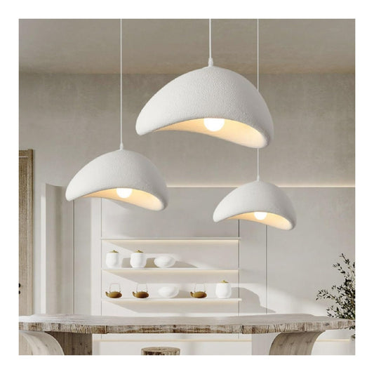 Lampada a sospensione regolabile linea minimalista bianco