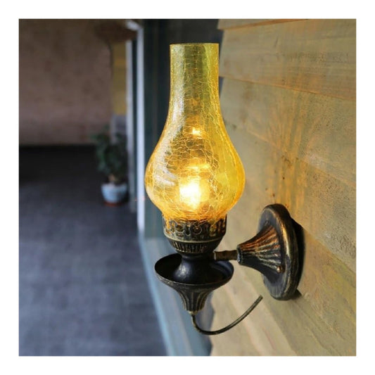 Lampada da parete Lampada Parete Cherosene Stile Vintage, nero