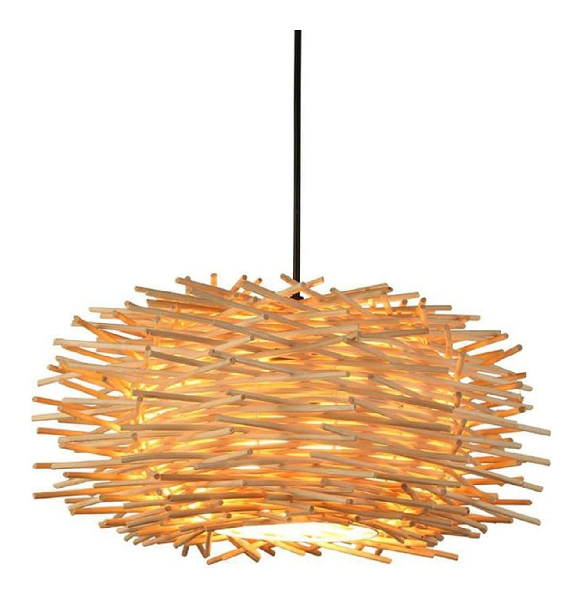 Lampadario a soffitto Lampadario bambu Rotondo Irregolare Ristorante