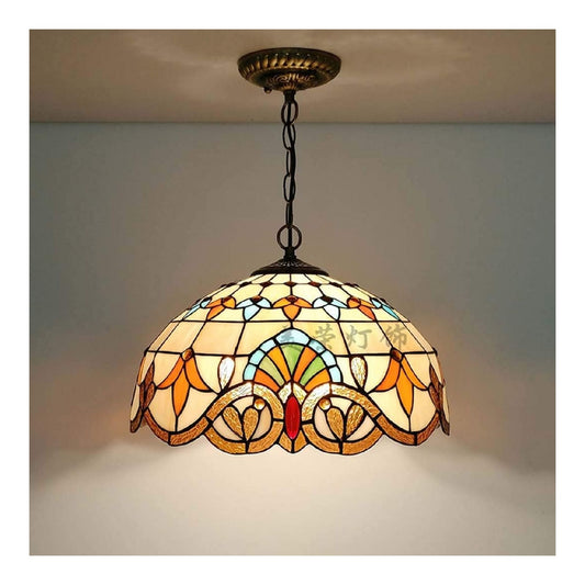 Lampada a sospensione 40 cm regolabile oro