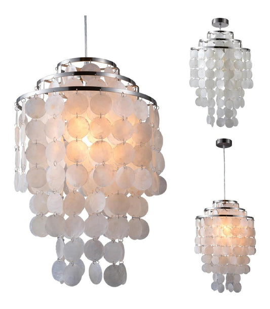 Lampadario decorativo 50 cm regolabile nero