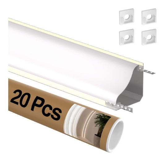 Striscia LED in alluminio struttura in metallo bianco