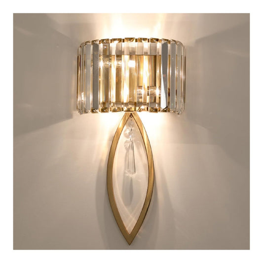 Applique da parete 41.9 cm dimmerabile ottone