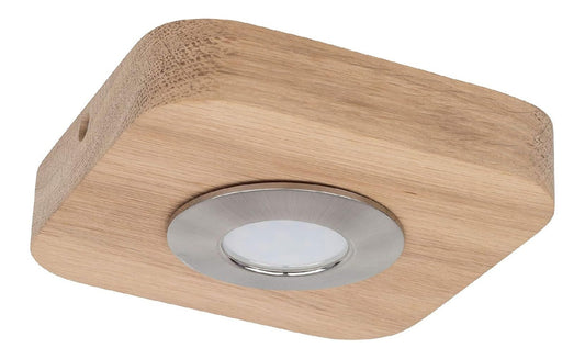 Plafoniera da soffitto struttura in metallo LED integrato nero