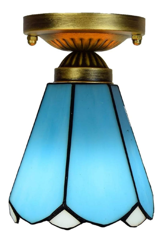 Lampadario decorativo con vetro rame