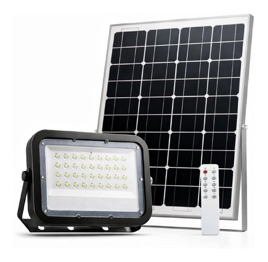 Spot luminoso LED integrato con telecomando nero