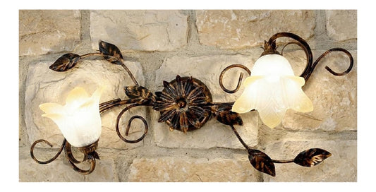 Lampada a soffitto Generico Plafoniera soffitto classica rustica nero