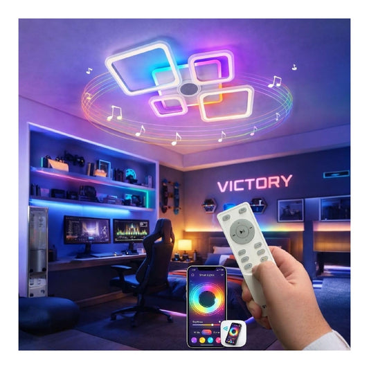 Plafoniera Partenopea Plafoniera Smart RGB+CCT Cassa