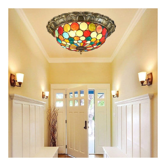 Diffusore in vetro plafoniera da soffitto stile vintage nero