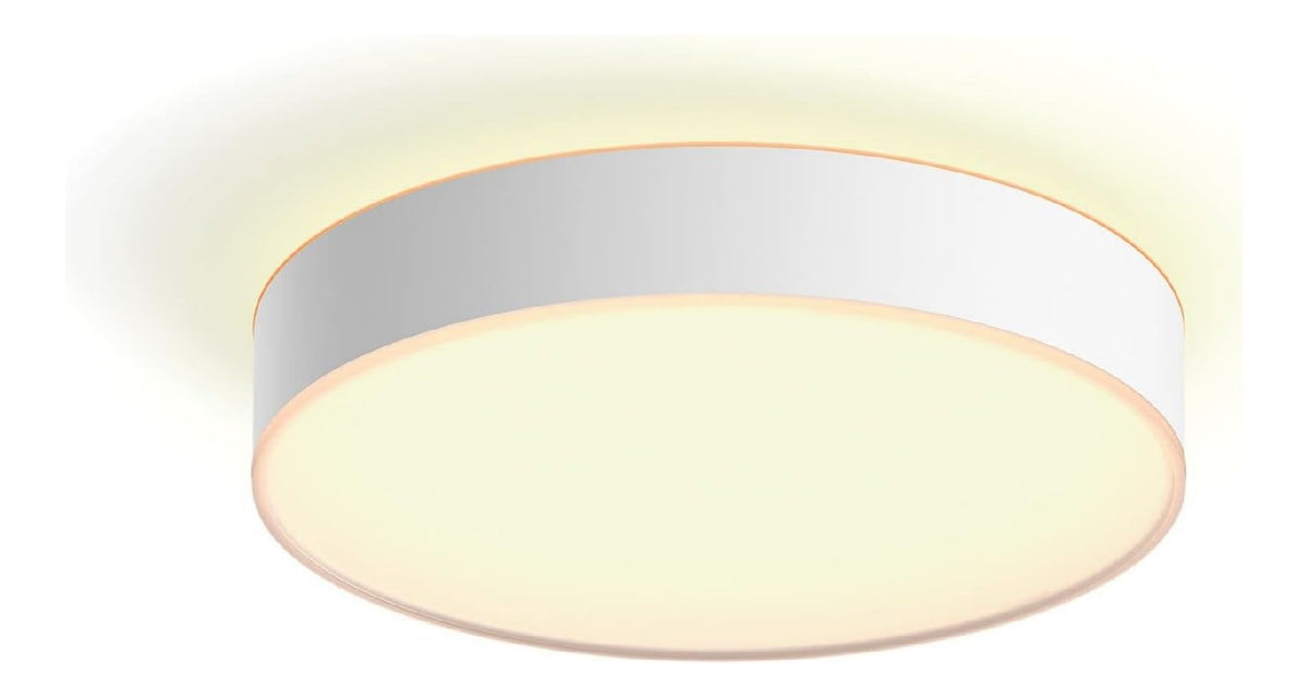 Illuminazione da soffitto Devere, Plafoniera smart, Media, Bianco bianco