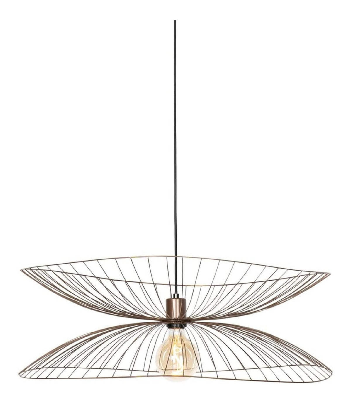 Lampada a sospensione 66 cm dimmerabile bronzo