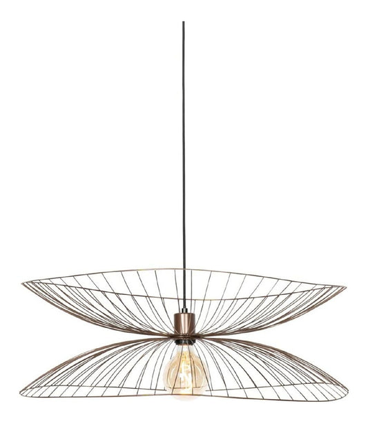 Lampada a sospensione 66 cm dimmerabile bronzo