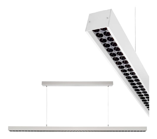 Lampadario decorativo Planetitaly Lampadario dimmerabile pendente barra bianco