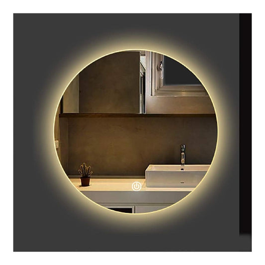 Illuminazione a parete Rotondo retroilluminato bagno illuminato rasatura bianco