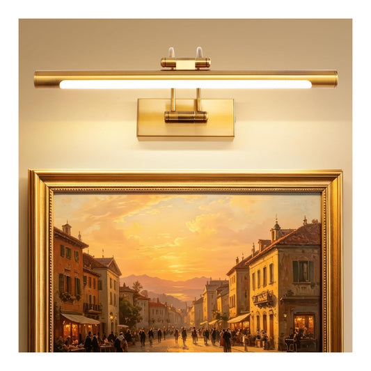 Lampada da parete LED integrato dimmerabile ottone