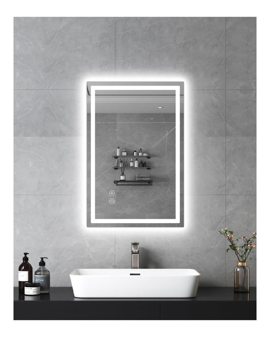 Applique da parete Specchio bagno LED, funzione anti-appannamento