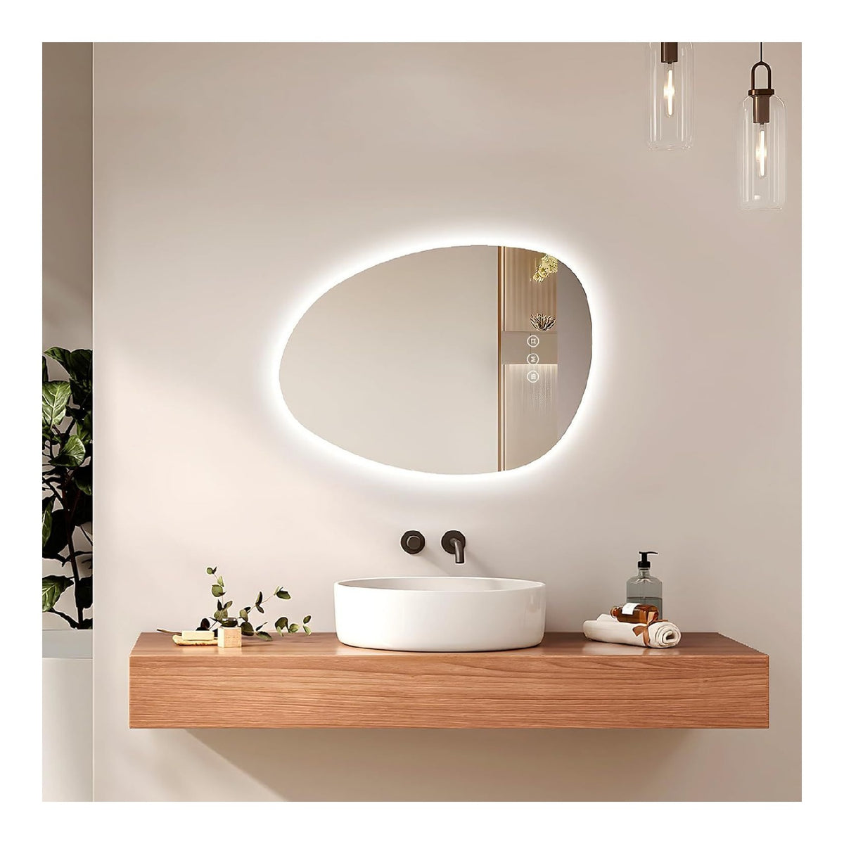 Applique da parete regolabile LED integrato argento