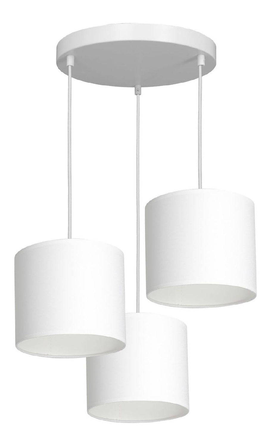 Lampada a sospensione 45 cm bianco