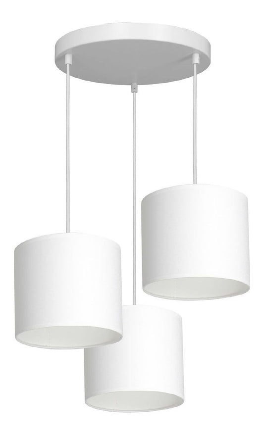 Lampada a sospensione 45 cm bianco