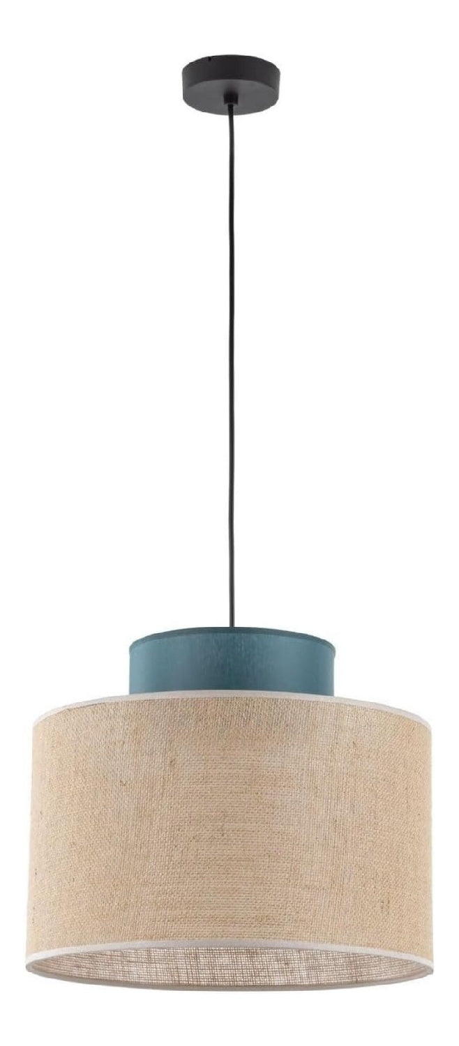 Lampada a sospensione 38 cm regolabile nero
