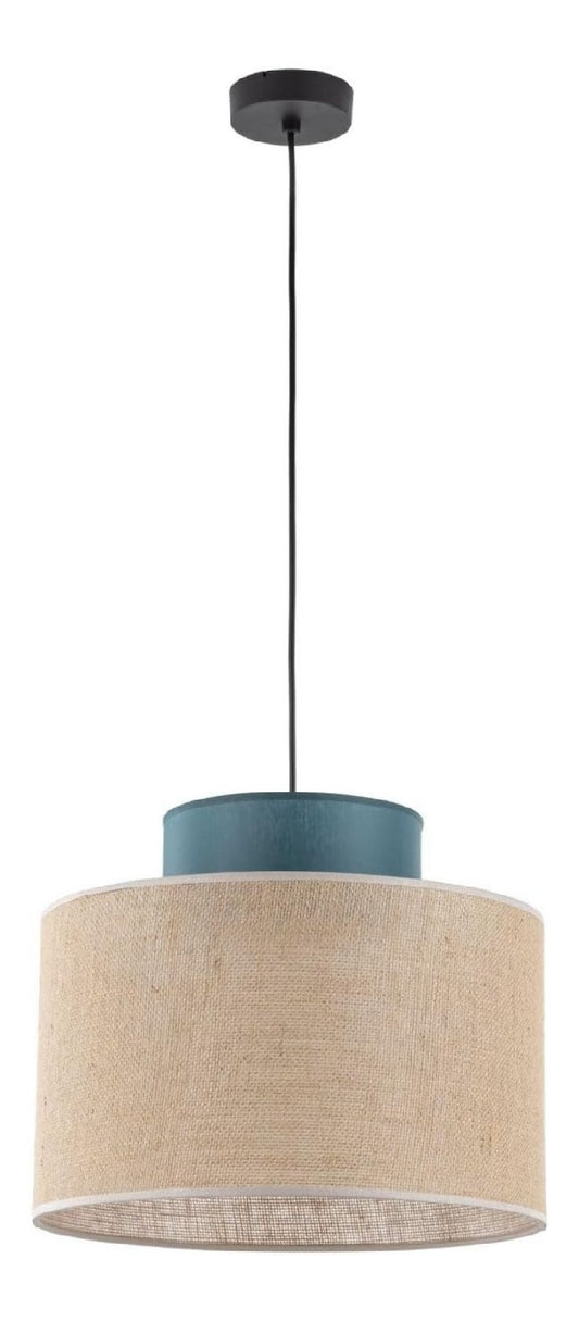 Lampada a sospensione 38 cm regolabile nero