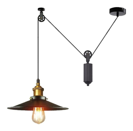 Lampada a sospensione 26 cm dimmerabile nero